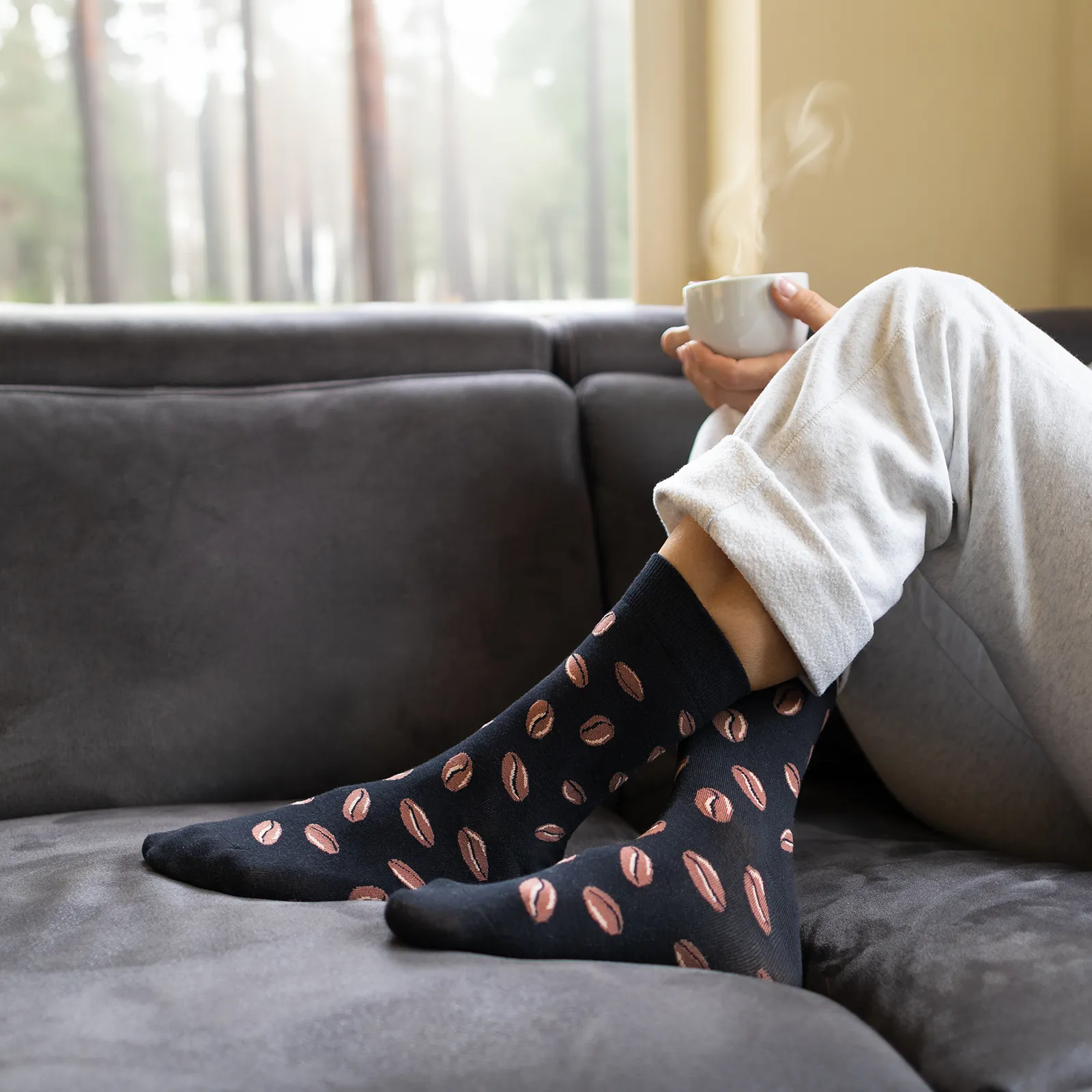 Women's Soxo Espresso Socks