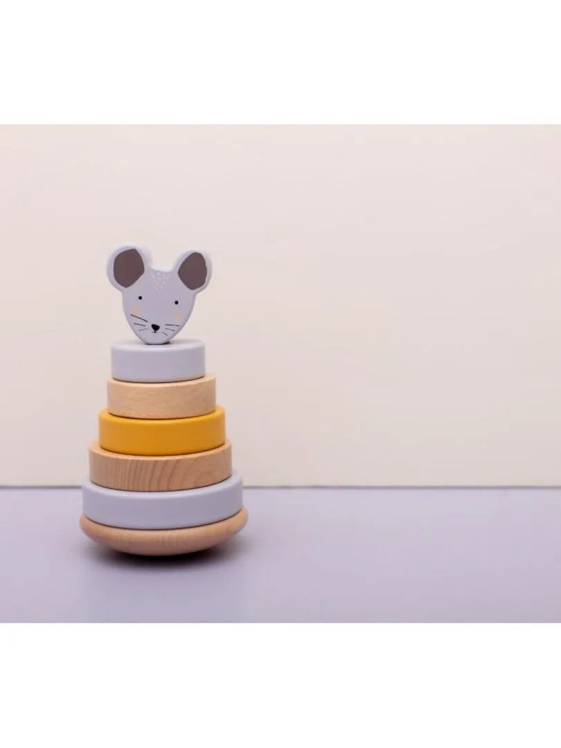 Wooden stacking tower Mrs Mouse - Trixie - N/A