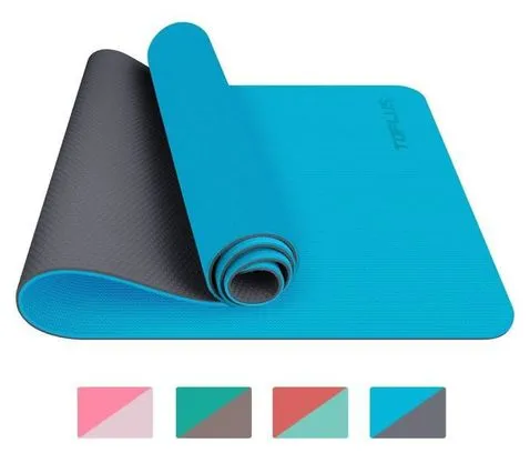 Yoga Mat Gym Mat Light Blue 183x61x0.6 cm Floor Mat for Exercise Fitness