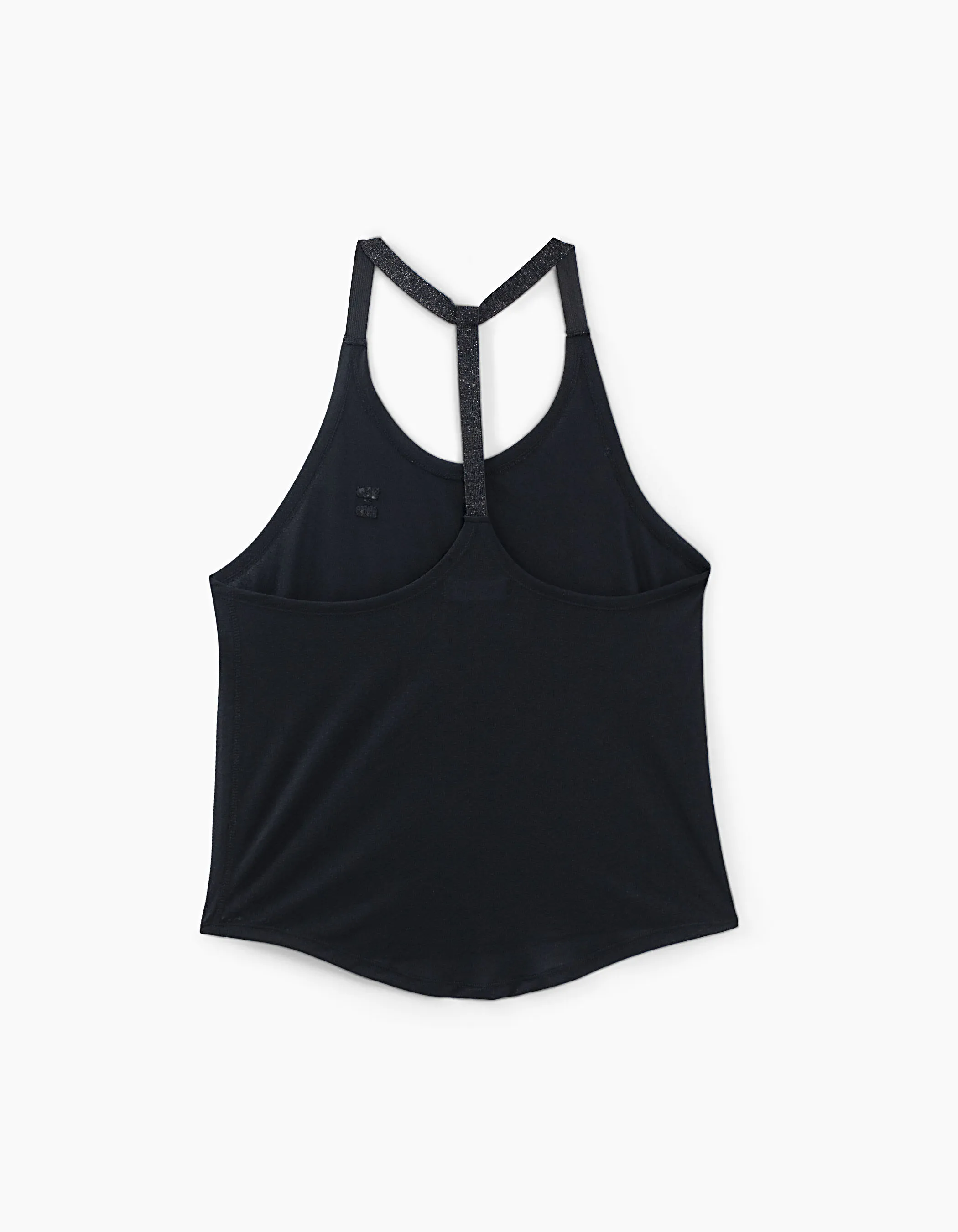 YUJ x IKKS Women's Black Strap Yoga Tank Top