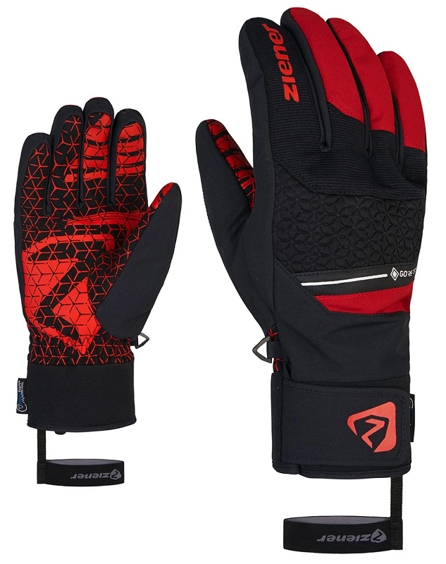 Ziener Granit GTX AW Ski Gloves Men red Pepper